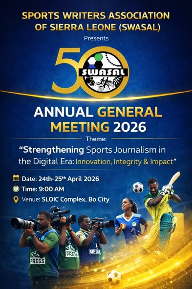SPORTS WRITERS ASSOCIATION OF SIERRA LEONE (SWASAL)